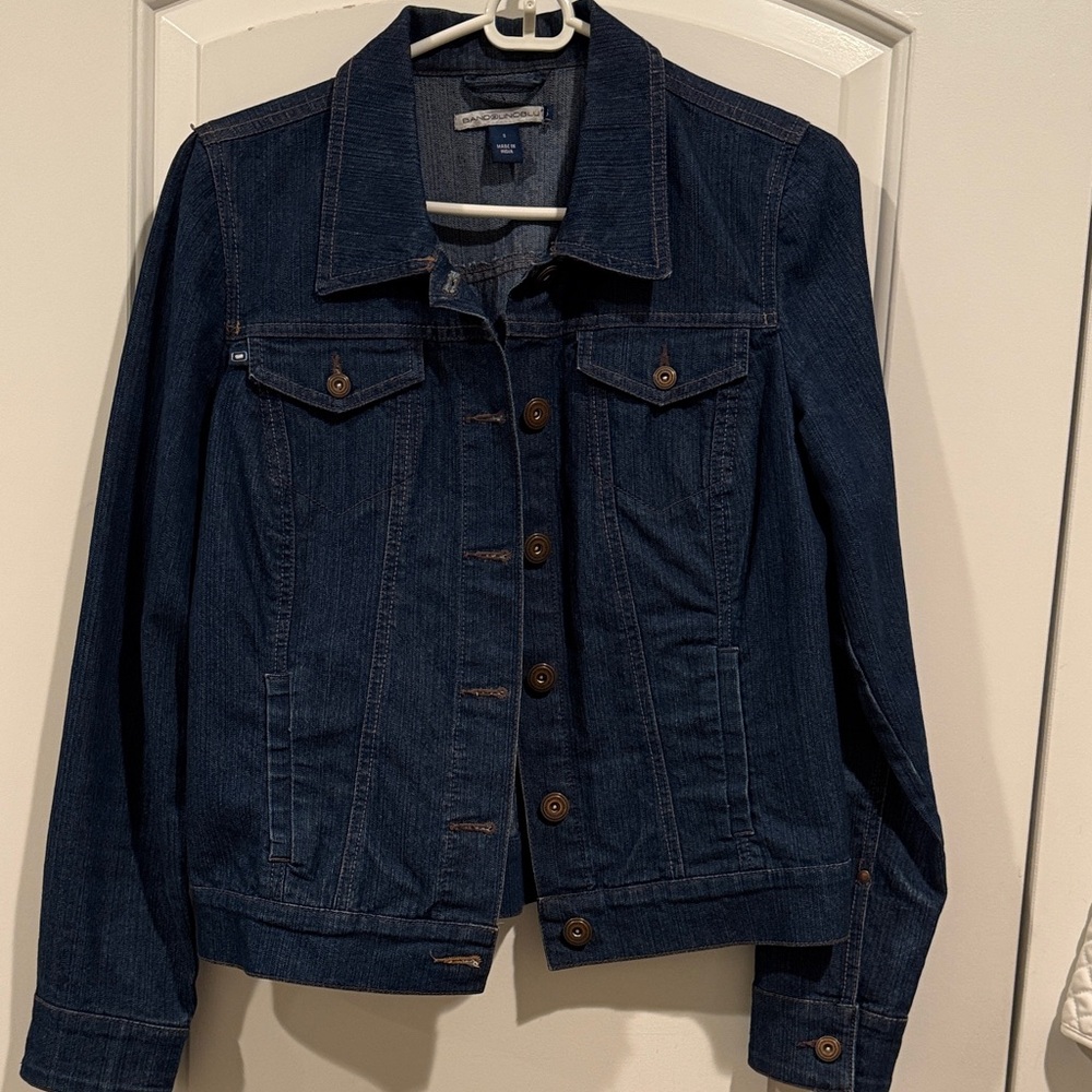 Classic Dark Blue Denim Jacket